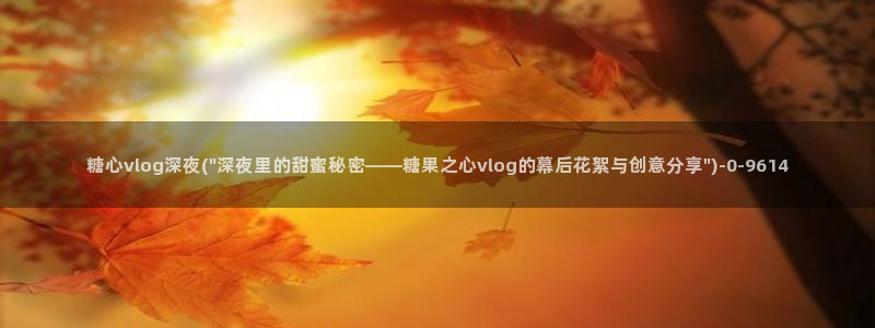 糖心vlog中国区：糖心vlog深夜(\