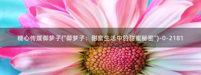 糖心vlog虾酱：糖心传媒御梦子(\